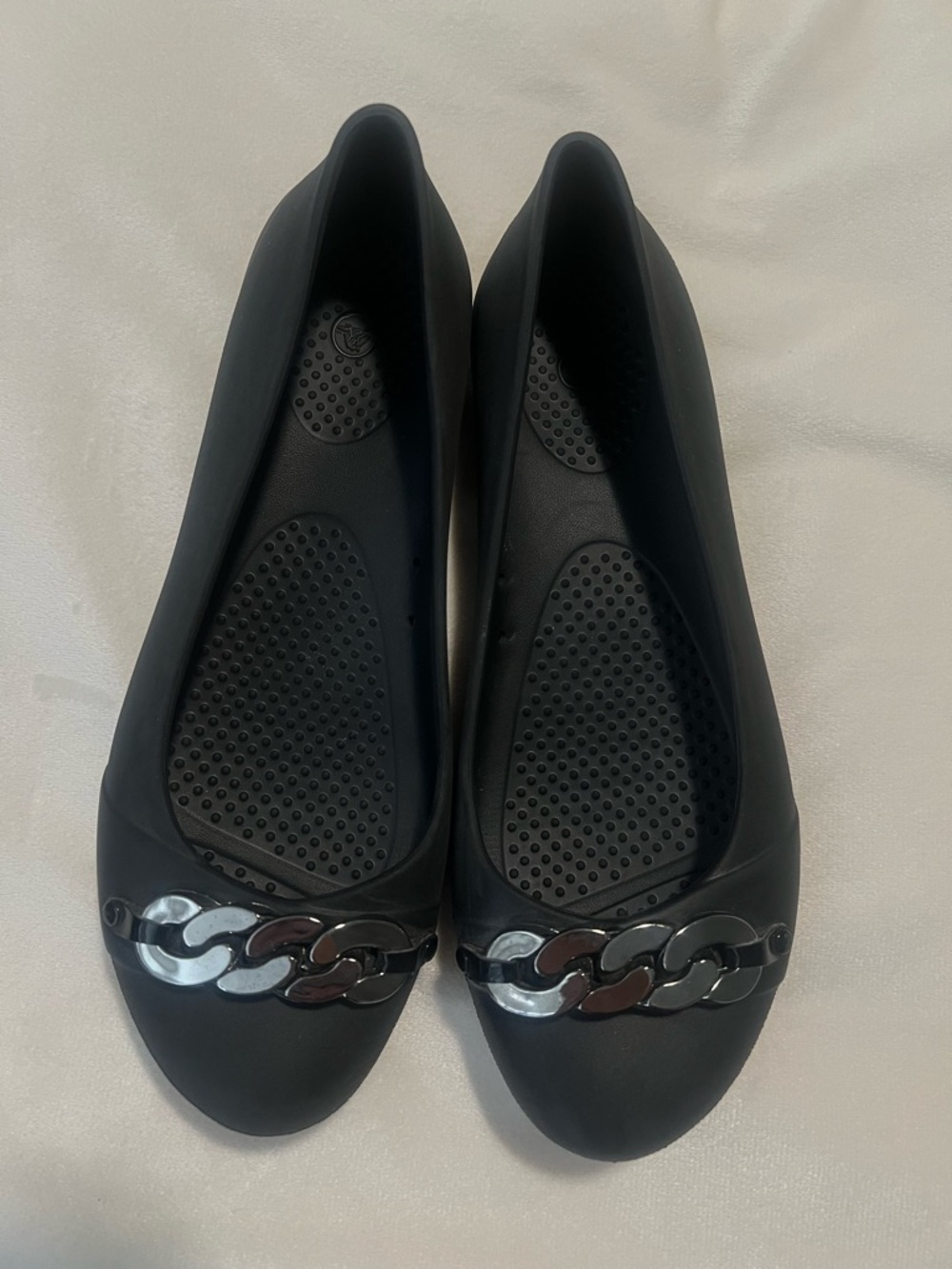 Crocs Gianna Chain Link Ballet Flats
